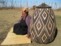 Marvelous Zulu Basket from South Africa - #18 - Sold 7